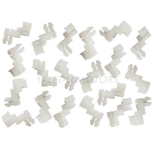 20PCS for Toyota Left Right Door Lock Rod Retainer Clips Nylon 6929312040 Yellow