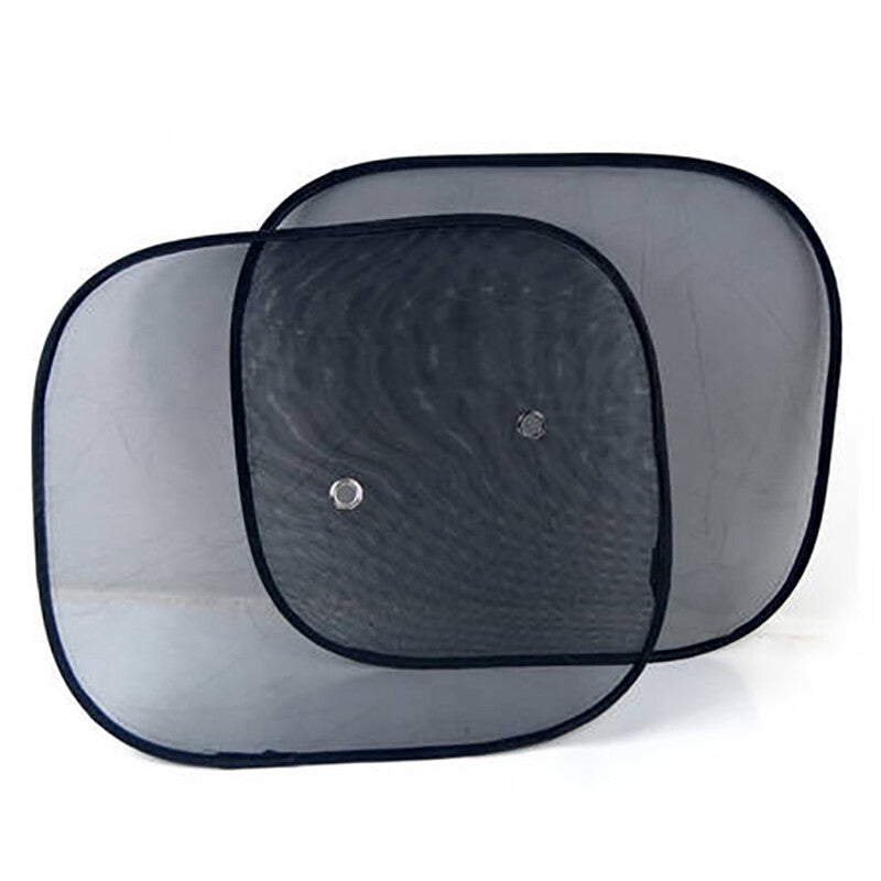2 x Car Side Rear Window Screen Sun Visor Shade Mesh Windshield Sunshade Cover