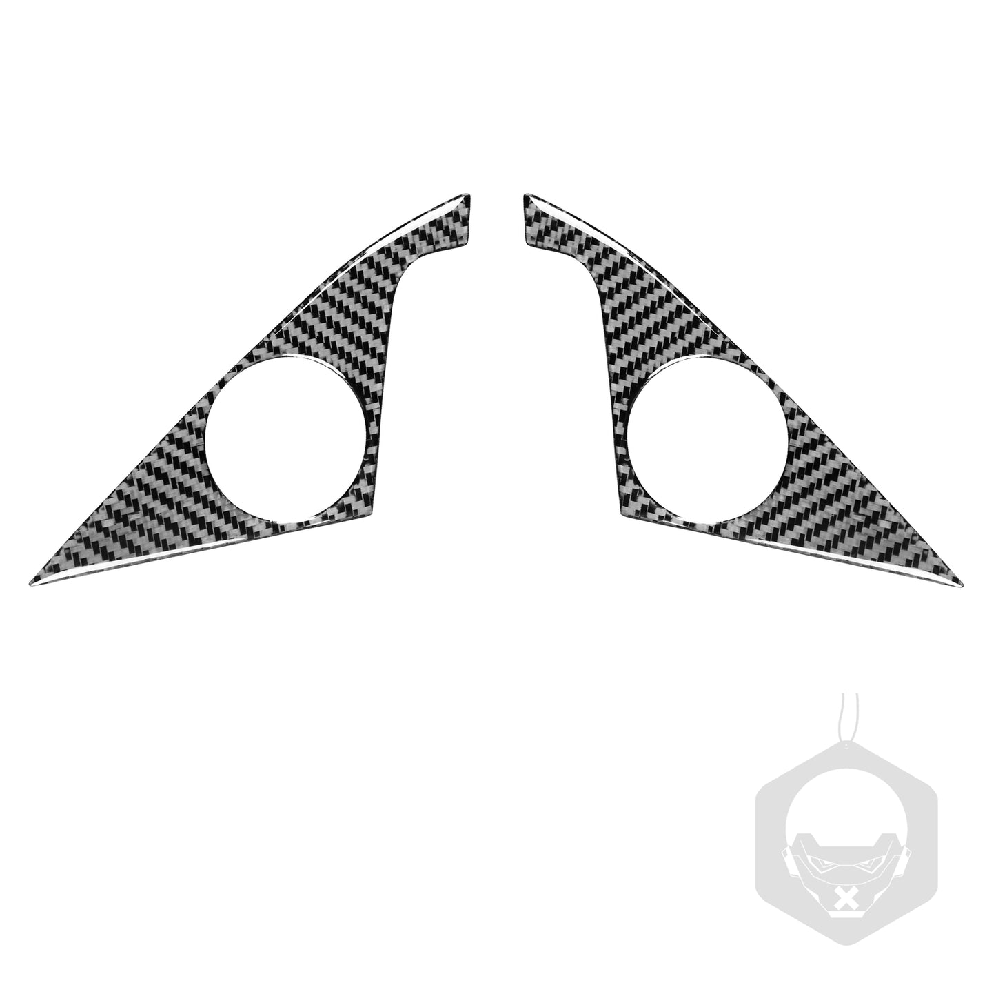 Carbon Fiber Front Door Corner Speaker Trim for BMW 6 Series E63 E64 2004-2010
