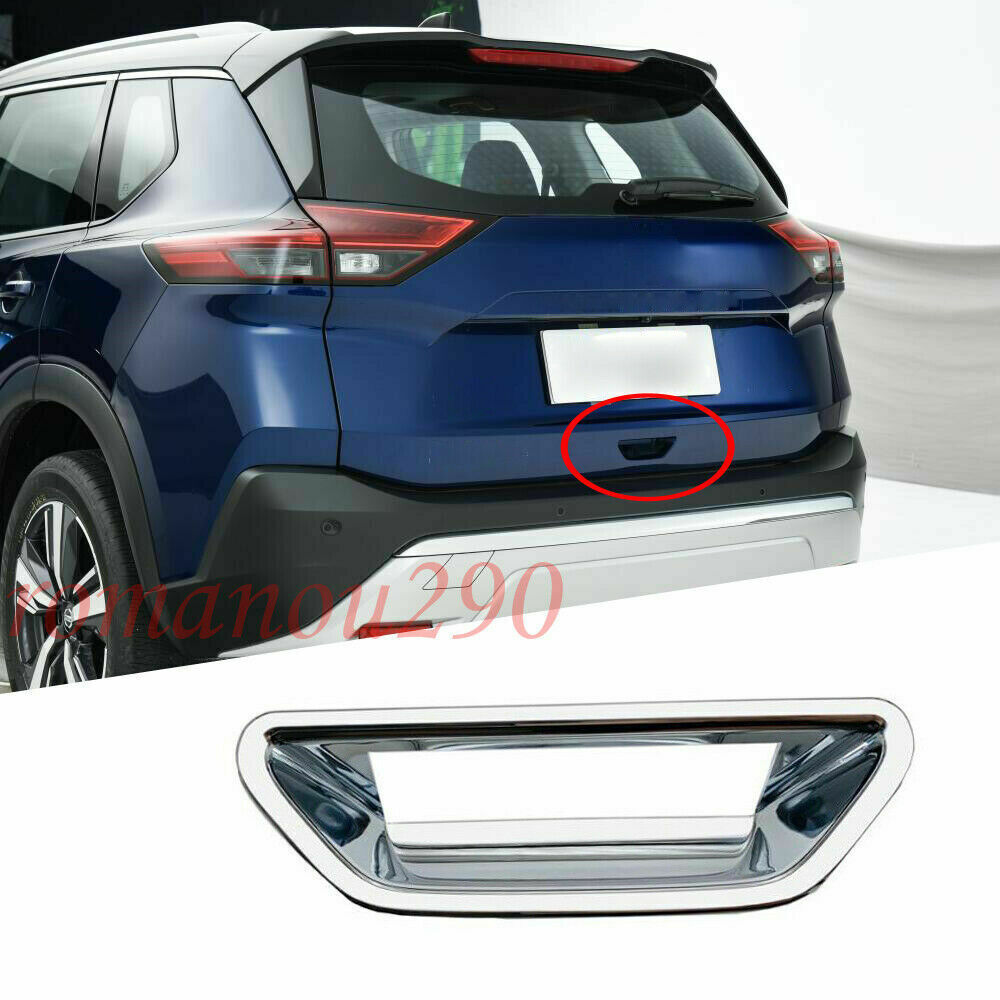 For 2021-23 for Nissan Rogue Rear Trunk Door Tailgate Handle Bowl Cover Trim Chrome
