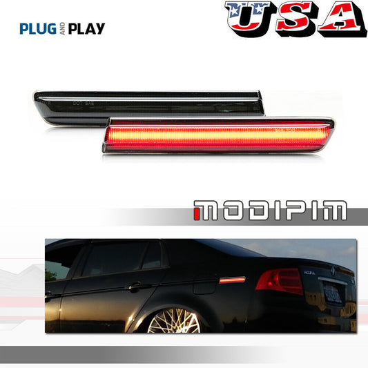 One pair of LED rear side marker parking lights suitable for 2004, 2005, 2006, 2007, and 2008 for Acura TL