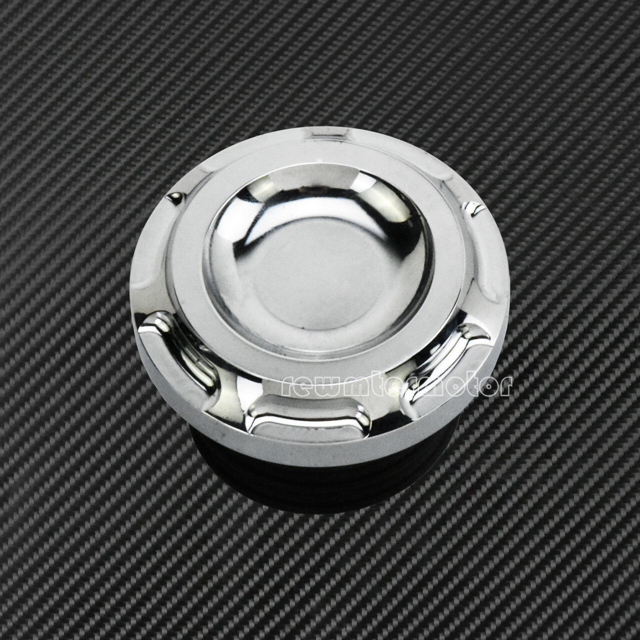 Chrome Gas Cap Fuel Tank Cover Right-hand Thread Fit for Harley Heritage Softail