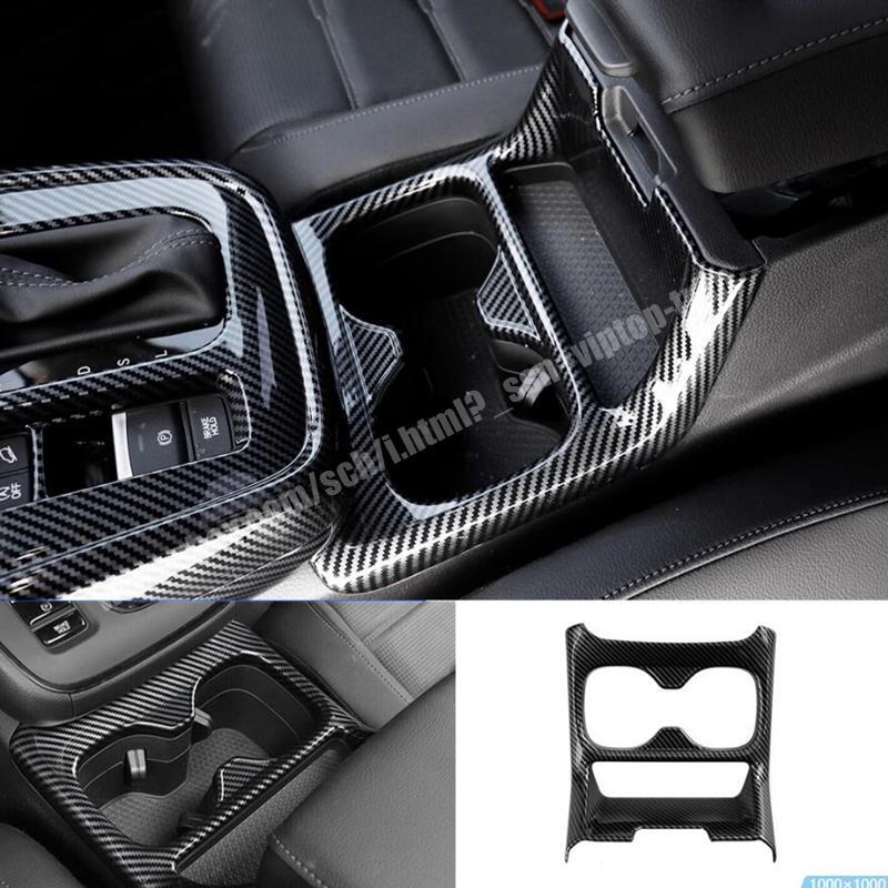 for Honda CR-V 23-2024 Central Control Cup Holder Panel Cover Trim Carbon Look