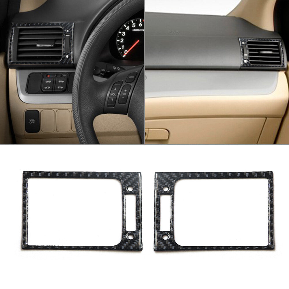 18Pcs for Honda Odyssey 2005-2010 Carbon Fiber Interior Full Kit Set Cover Trim