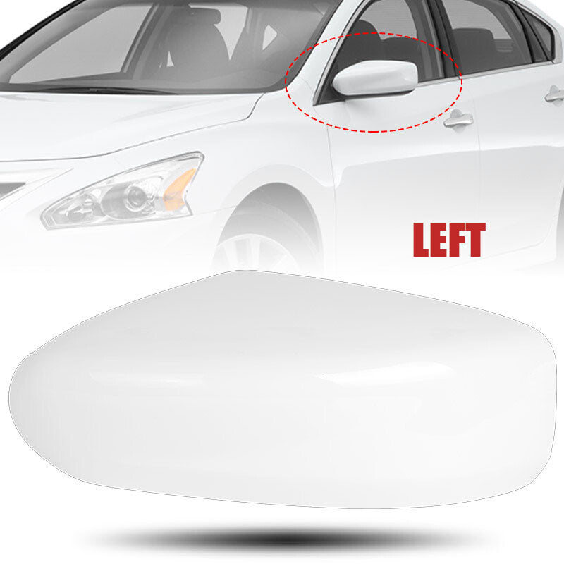 DRIVER LEFT SIDE Mirror Cap Cover White Fits for Nissan Altima Sedan 2013-2018
