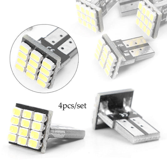 Car Show Wide Light Set Map Reading Lamp Bulb White T10 1206 12 SMD 12-leds Auto