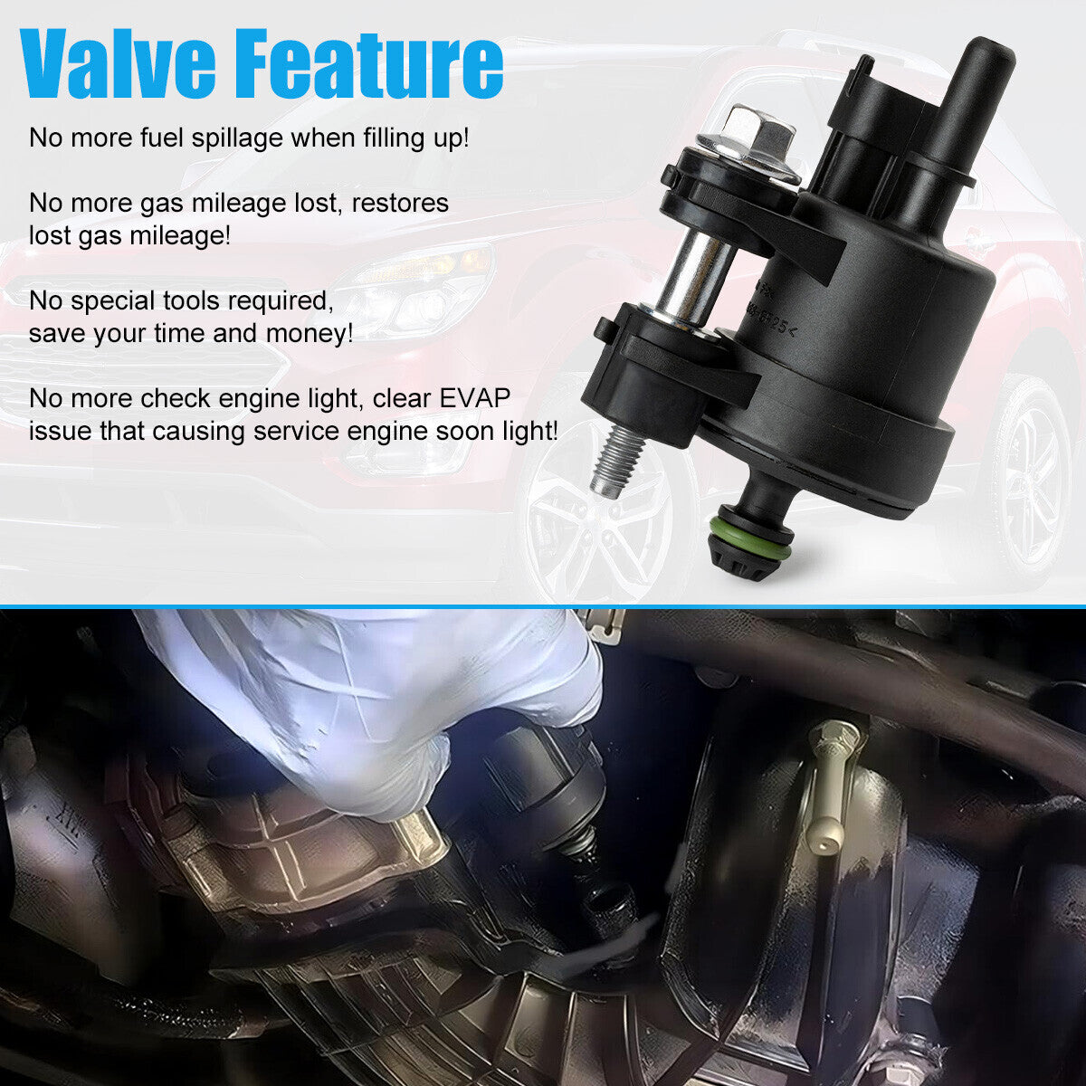 Vapor Canister Purge Valve For 09-18 for Chevrolet Traverse for Buick Enclave 3.6L New