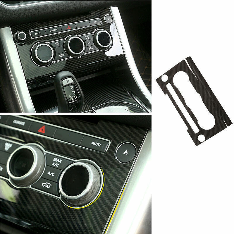 for Range Rover Sport 2014-17 Carbon Fiber Air Condition Switch Panel Cover Trim