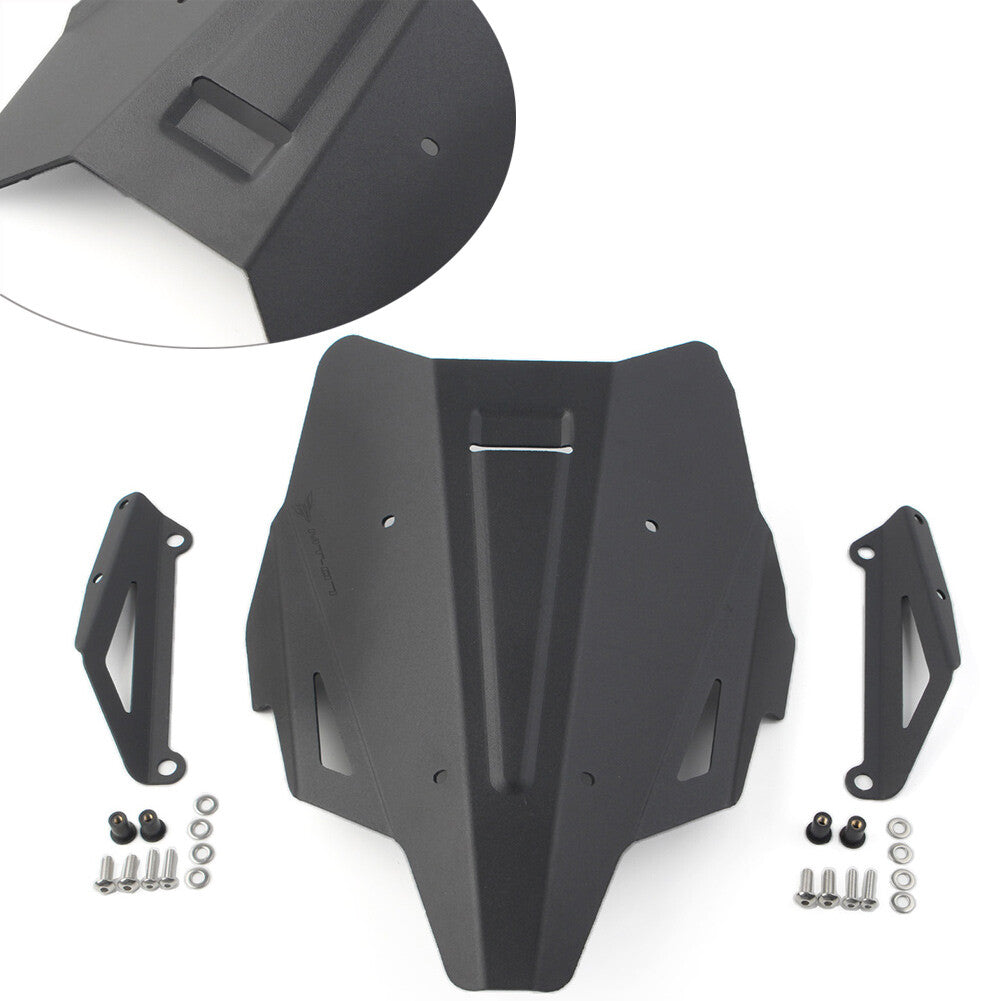 1x Black Windshield Windscreen for Yamaha MT-07 FZ-07 2021-2022 Wind Deflector