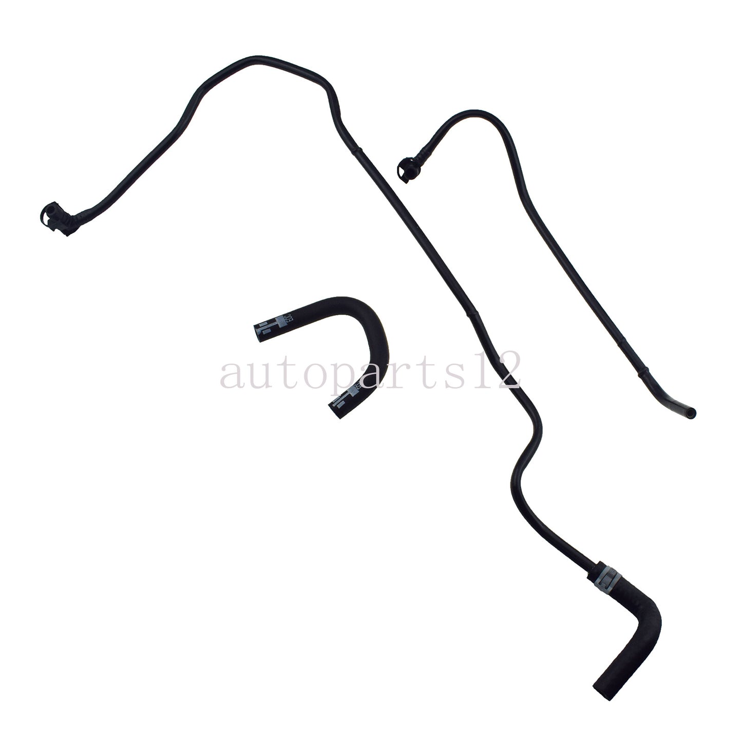 3-Piece Throttle Body Heater Hose Kit for Chevrolet Sonic for Cruze 1.8L