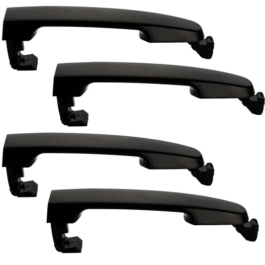 for Toyota for Corolla Matrix 2003-2008 Rear Left Right Door Handle Set of 4 Front