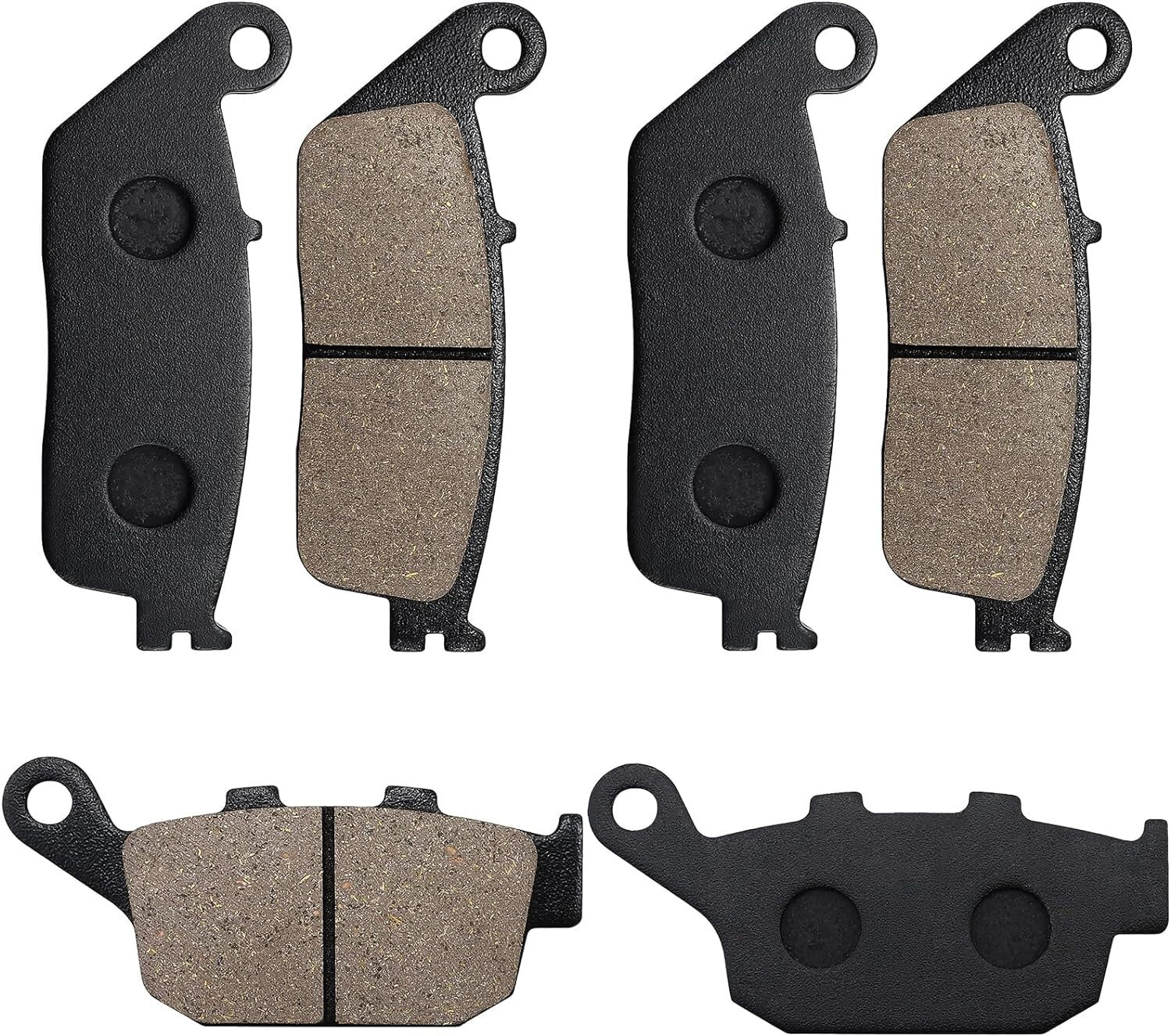 Front Rear Brake Pads for Kawasaki 800 Z800 CDS/CEF/CFF/CGF 2013-2016/650 KLE650