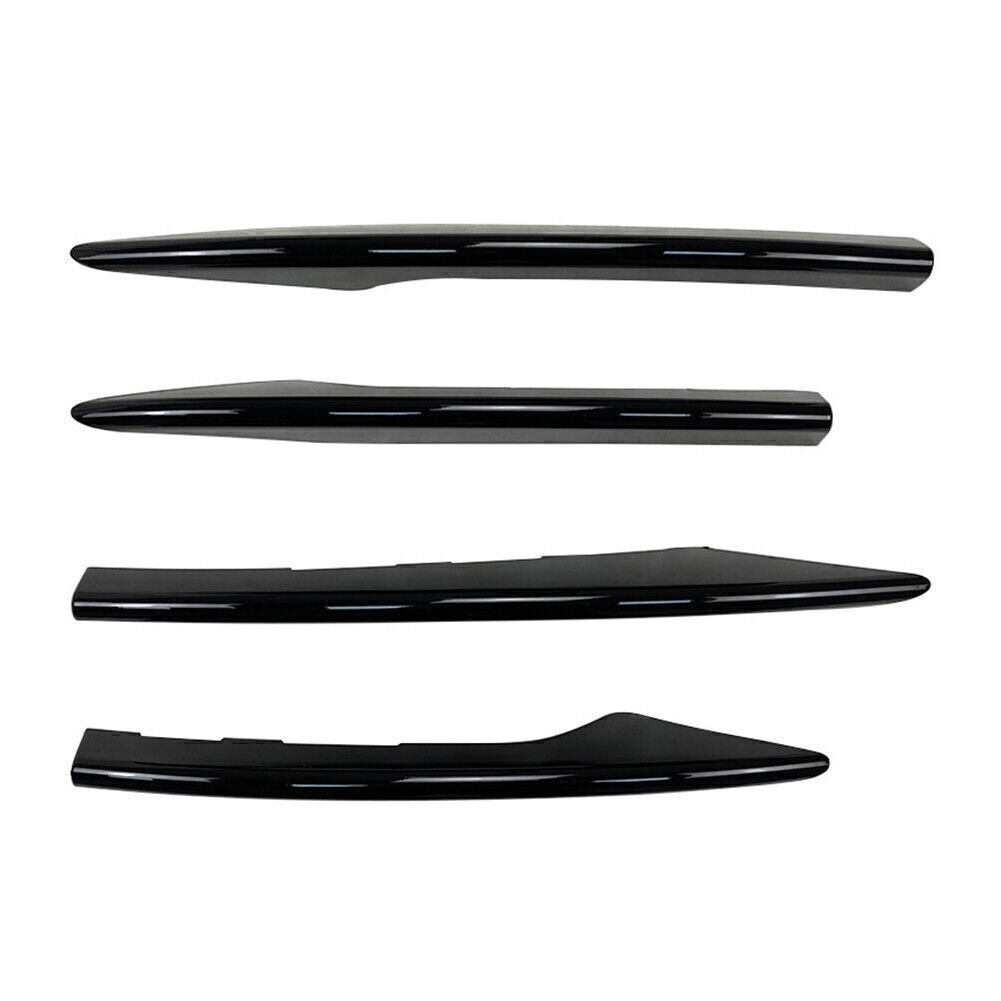 Front Fog Light Decorative Cover Trim Fit for Mercedes-Benz E Class W213 E260 Black