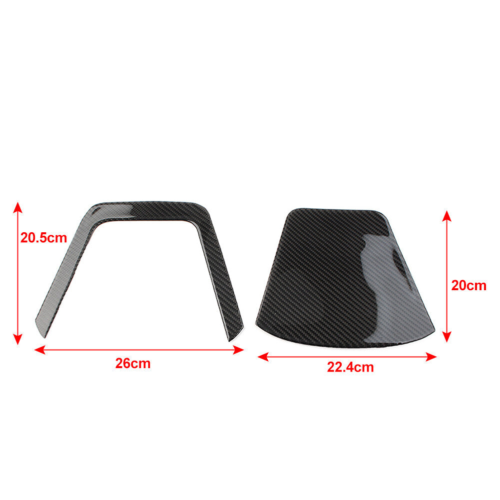 2 Pcs Center Console Dashboard Panel Cover Trim for Chevrolet Equinox 2018-2021