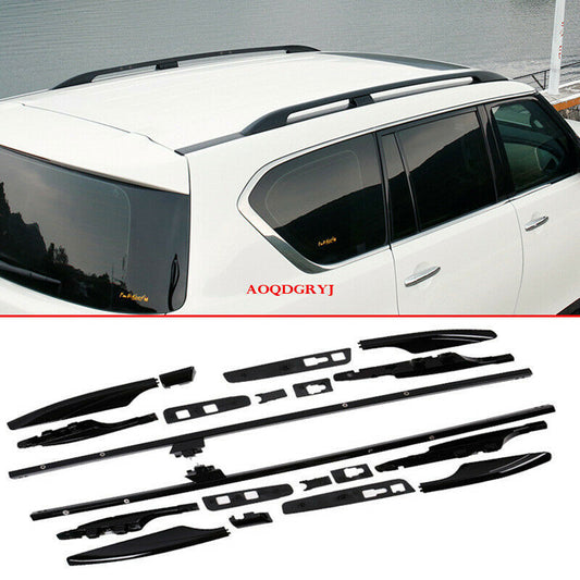 For Armada Patrol Y62 2012-22 Roof Rail Luggage Rack Baggage Carrier Cross alloy