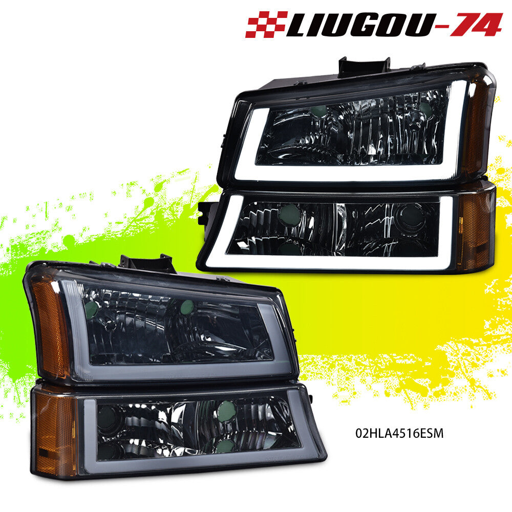 new amber LED DRL black room light + neutral light, suitable for 2003-06 SILVERADO.
