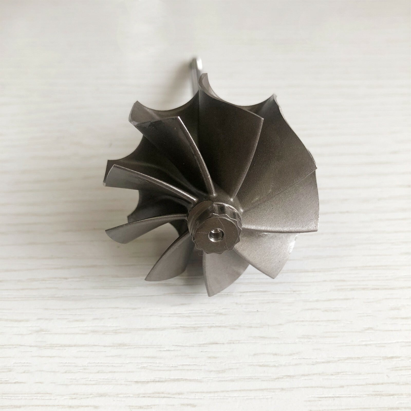 GTB25 49.12/51.38 mm 9-blade ball bearing turbine/turbine shaft and wheel