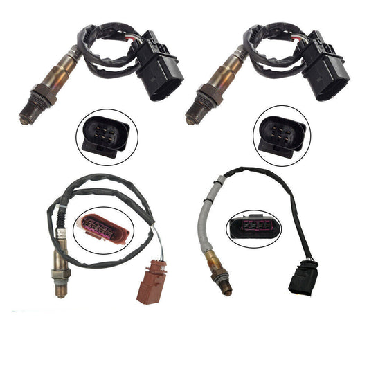 4PCS Oxygen Sensor O2 for VW Touareg 2004-2006 3.2L V6 Upstream Downstream NEW