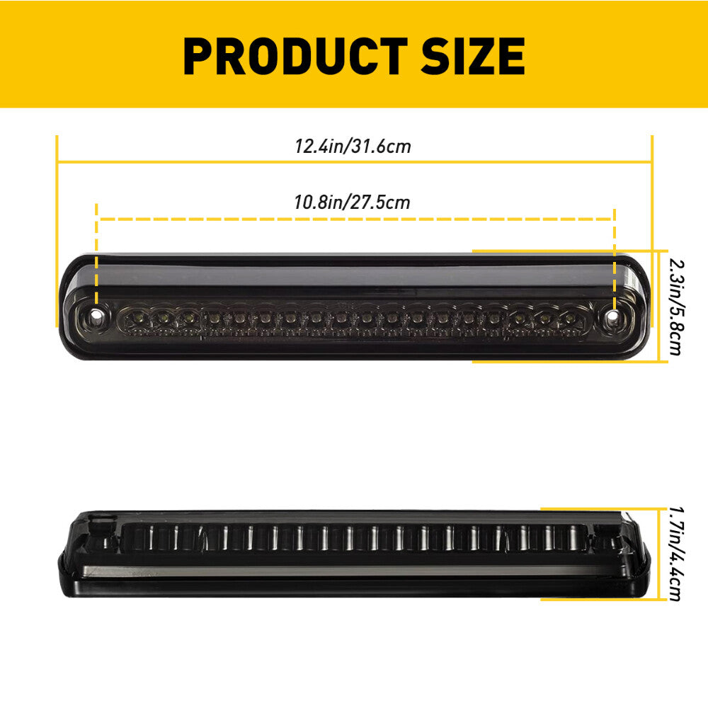 Black White C/K1500 2500 3500 LED Triple Glossy Finish (1988-1998) - 1998