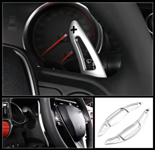 Silver Steering Wheel Shift Paddles Shifter Extension for Toyota for Camry 2018-2023