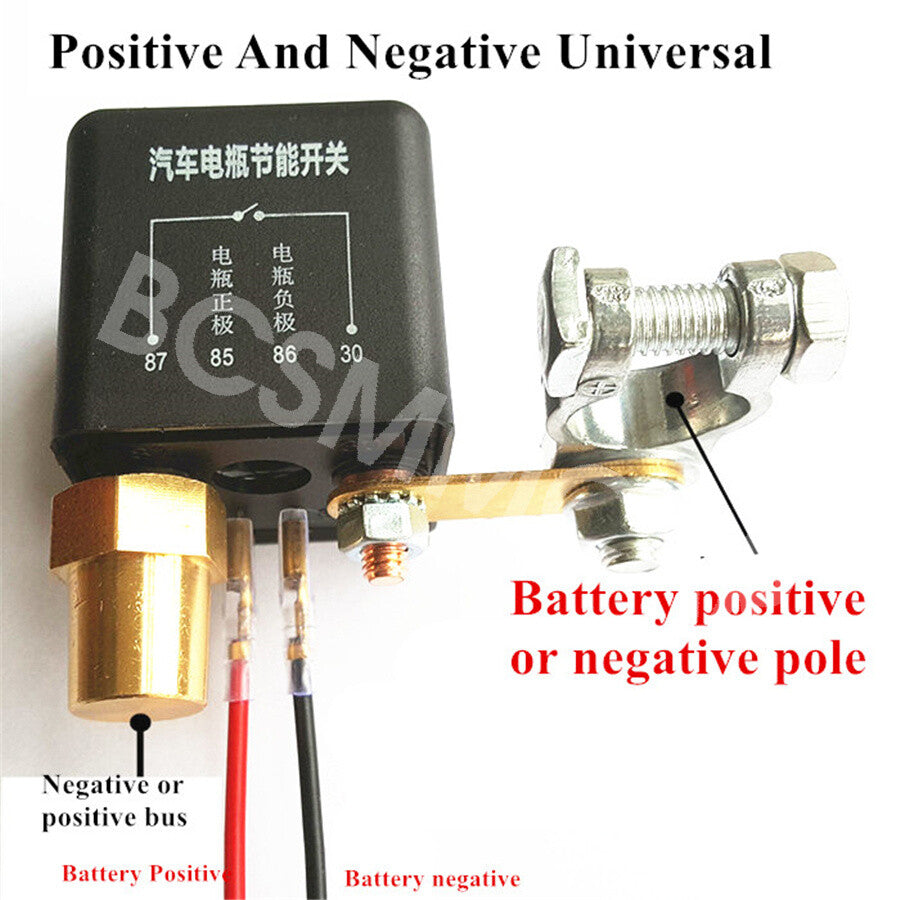 Battery Disconnect Switch Remote Control Anti Theft Kill Switch For Car Truck RV