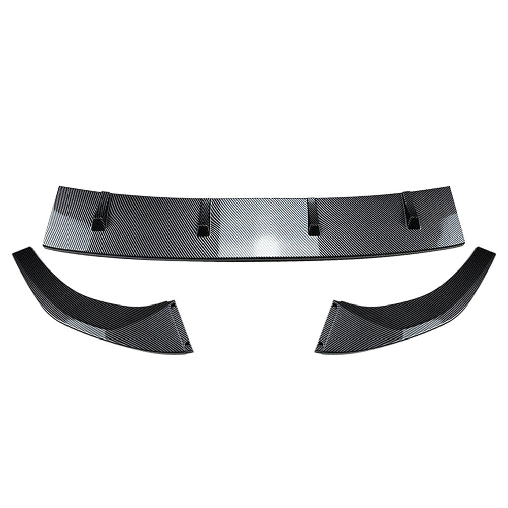 Front Splitter Spoiler Lip Body Kit for VW for Golf MK8 GTD GTE R R-Line Car Black