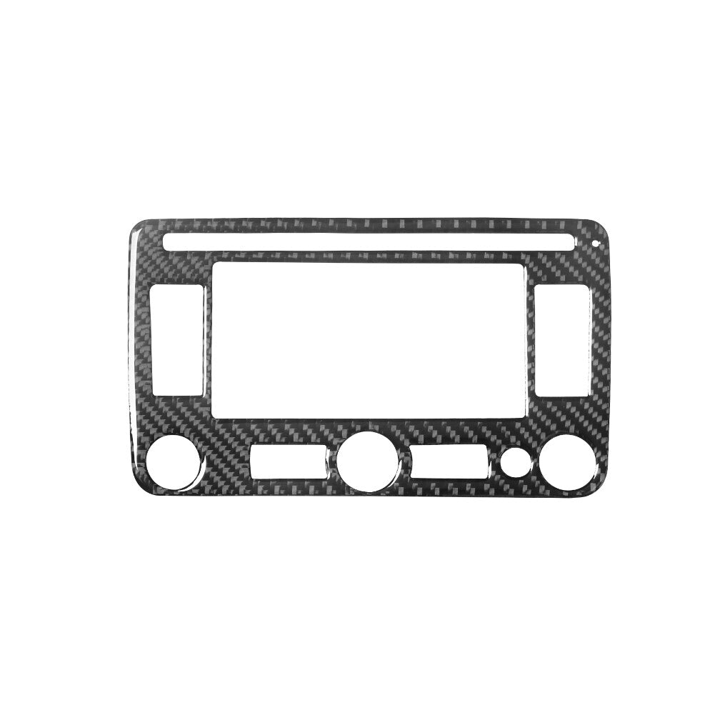 Carbon Fiber Radio With Navigation Trim for Volkswagen for Tiguan 2013-2017 TypeB