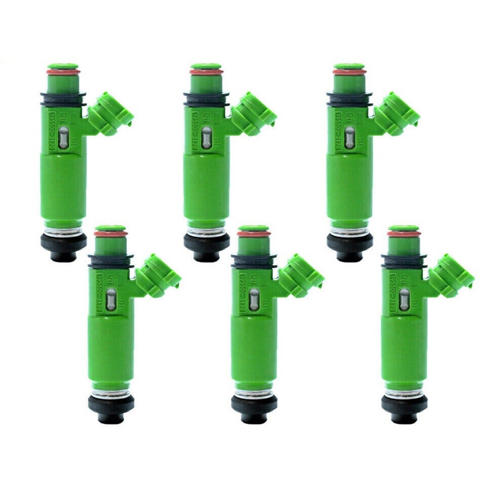 195500-3170 6x Fuel Injectors 1998-2003 for Mitsubishi Montero Sport 3.0L V6