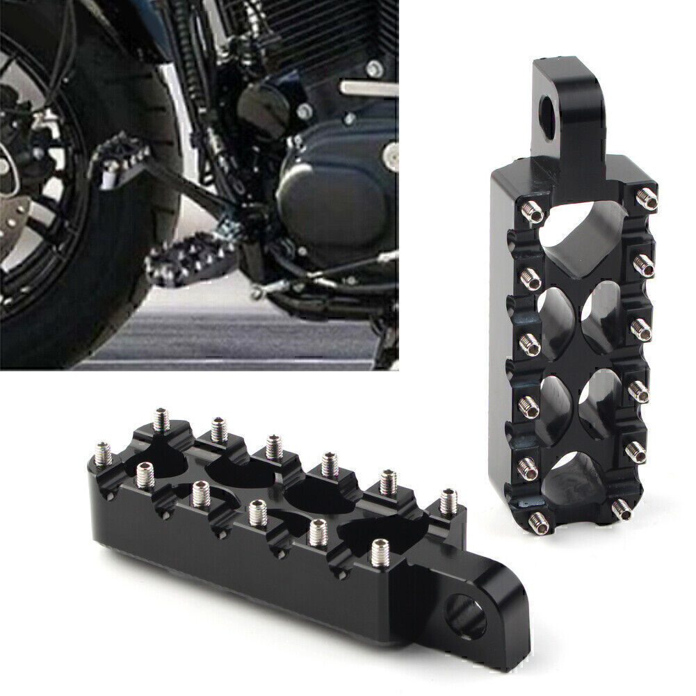 Foot Pegs Rests Pedals for Harley Dyna Wide Glide FXDWG FXDB FXDL FXDF Black wa