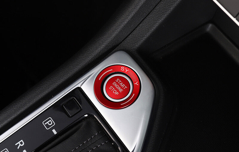 for Nissan Sentra Sylphy 2020-22 Red Aluminum Start Button Ignition Switch Ring