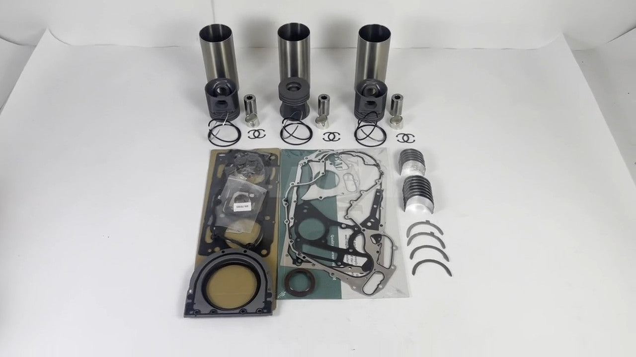 1103A-33 Overhaul and Rebuild Kit with Full Washer Bearing Kit for Perkins Engines