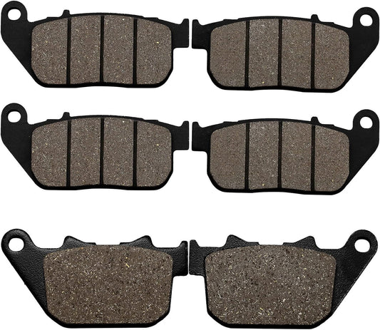 Front and Rear Brake Pads for Harley Davidson XL1200R Sportster Roadster 2004-08