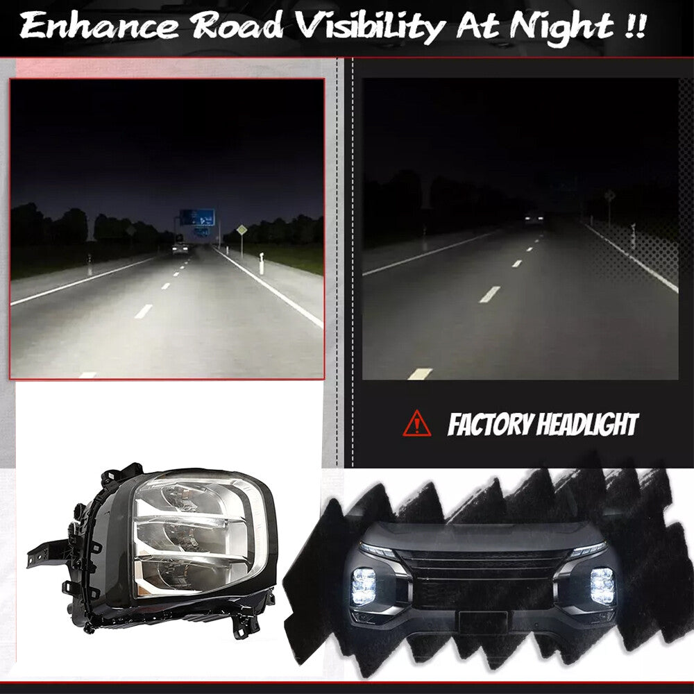 Front Right LED Headlight Headlamp Assembly for Mitsubishi Outlander 2022-2024