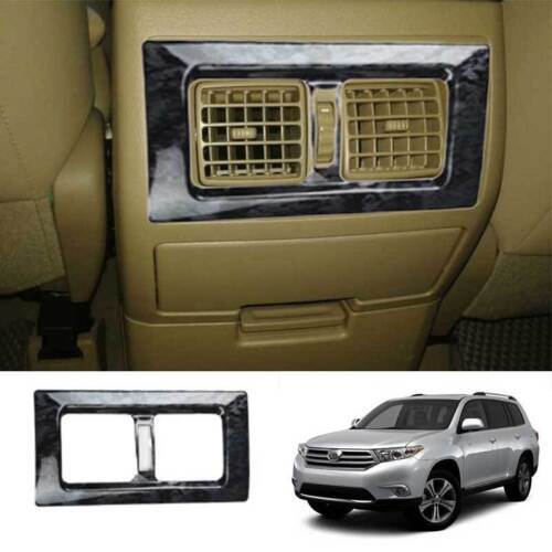 Trim 2008-2013 for Toyota Highlander Black Wood Grain Interior Decor Full Set