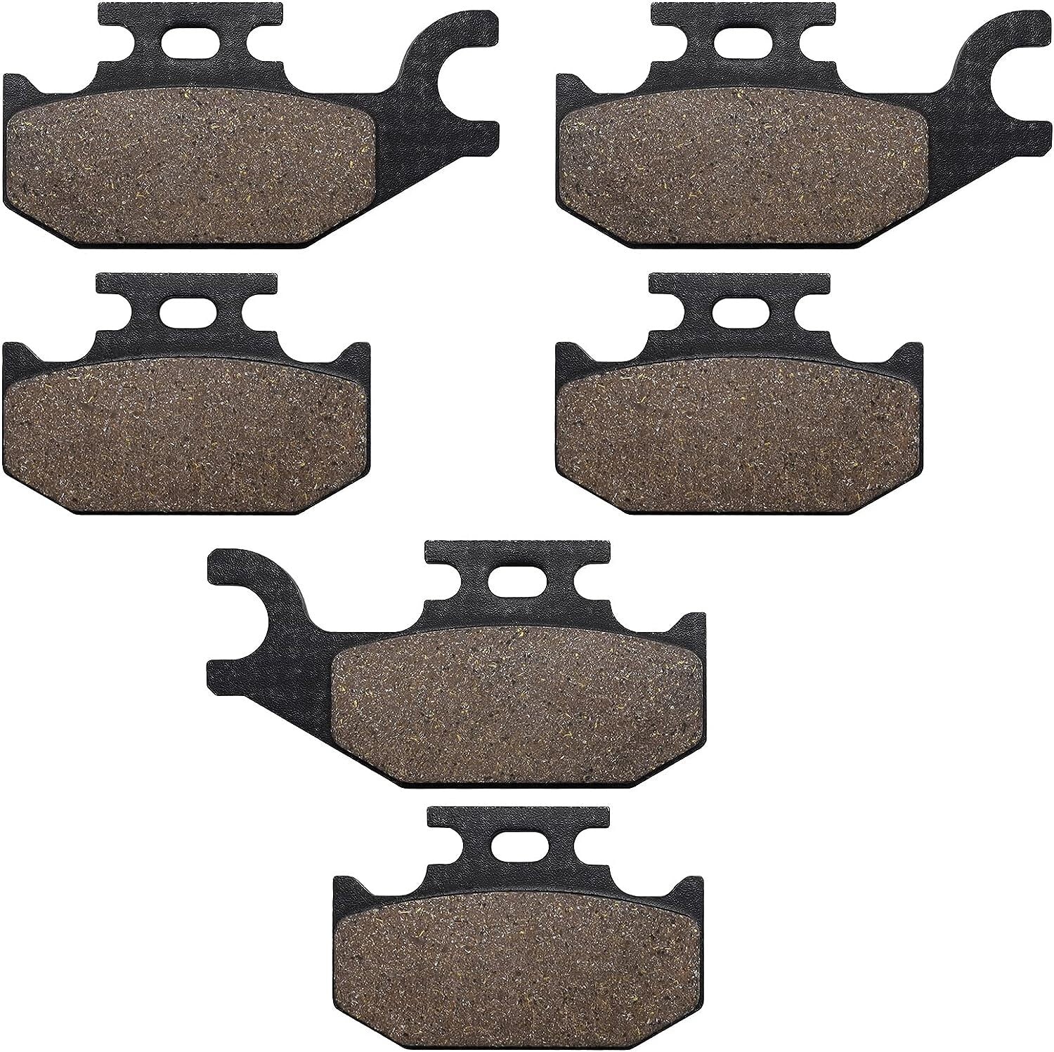 Front and Rear Brake Pads for Bombardier Outlander 330 HO 2004 2005