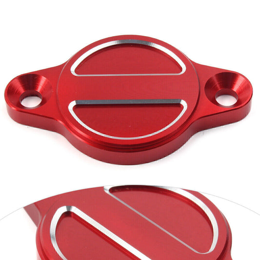 Engine Oil Filter Caps Cover Guard Fit for DUCATI Monster 1100 1200 Multistrada Red