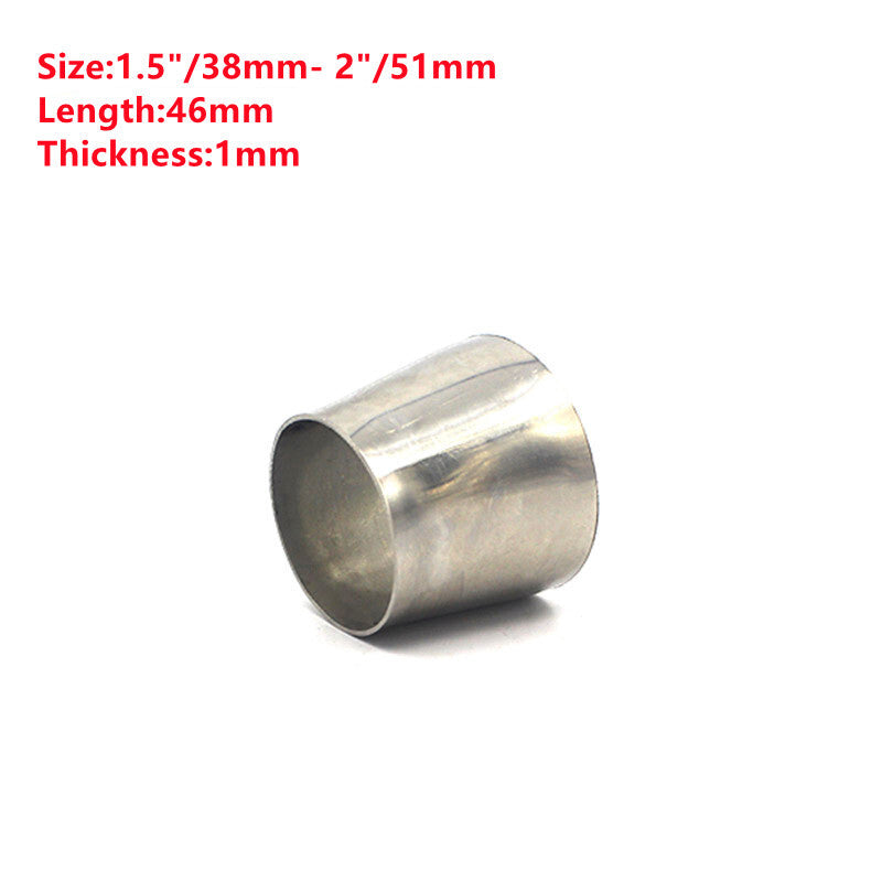 1.5''/38mm to 2''/51mm OD Exhaust Pipe Reducer Adapter Weldable Universal