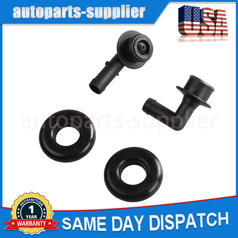 Ventilation valve elbow and cable ring for 2000-2004 for Jeep Grand Cherokee 4.0L PCV/CCV models.