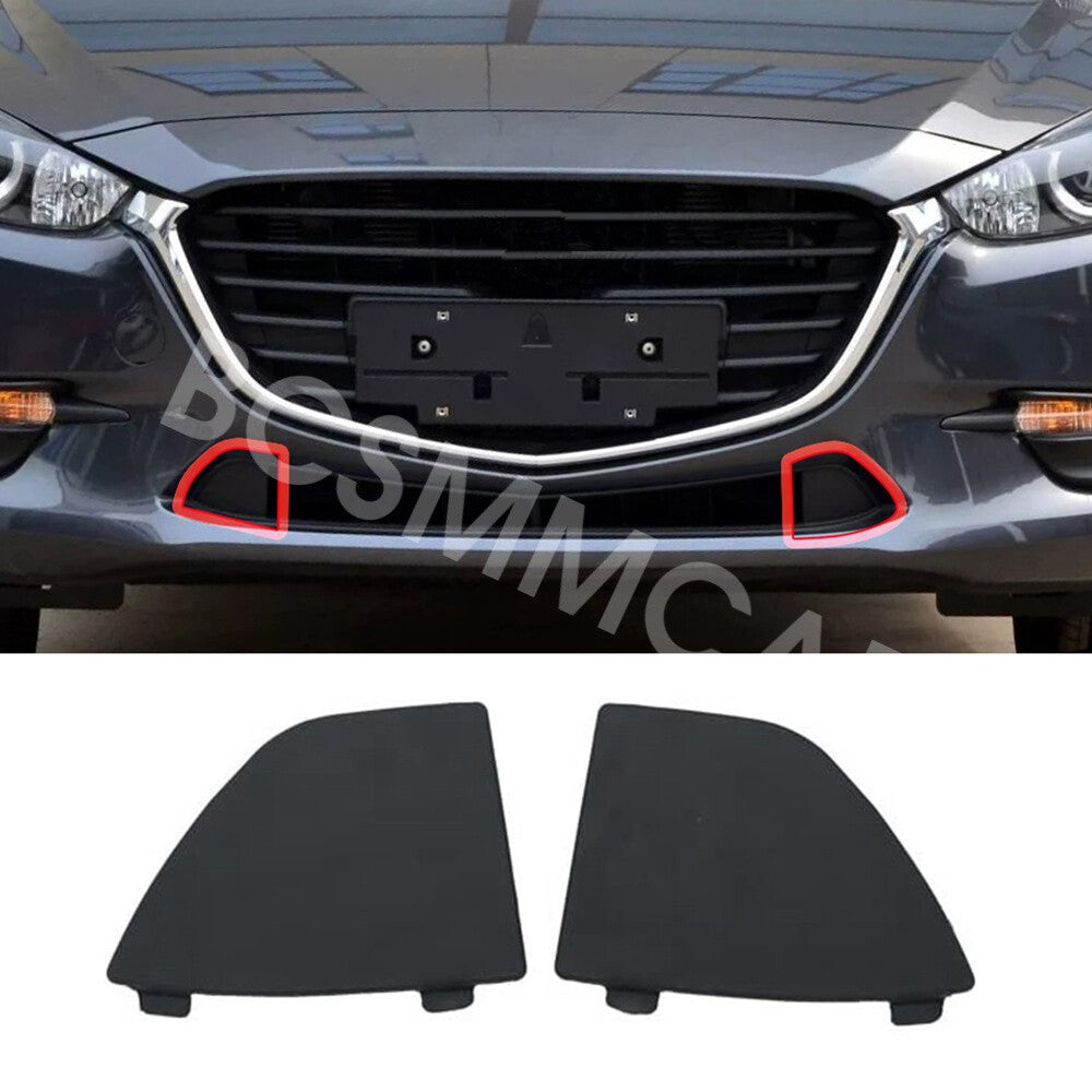 Car Front Bumper Lower Tow Hook Cover B63B-50-101 Fit for Mazda 3 2017-2018