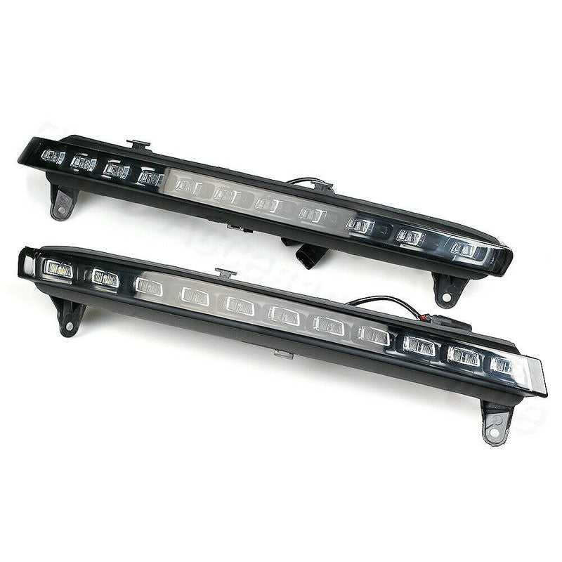 LED DRL Daytime Running Lights Turn Signal White Yellow for Audi Q7 2007 - 2009
