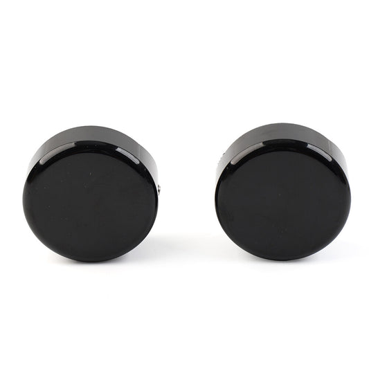 Black Upper Fork Nuts Caps for Harley Softail Breakout FXBR FXBRS 2018-2023