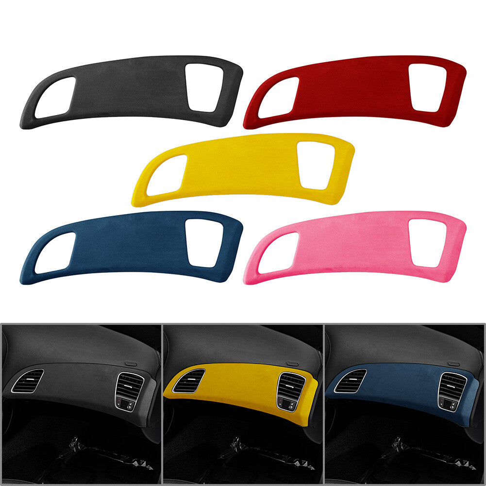 Suede Dashboard Panel Decor Cover Trim for Chevrolet for Corvette C7 2014-2019