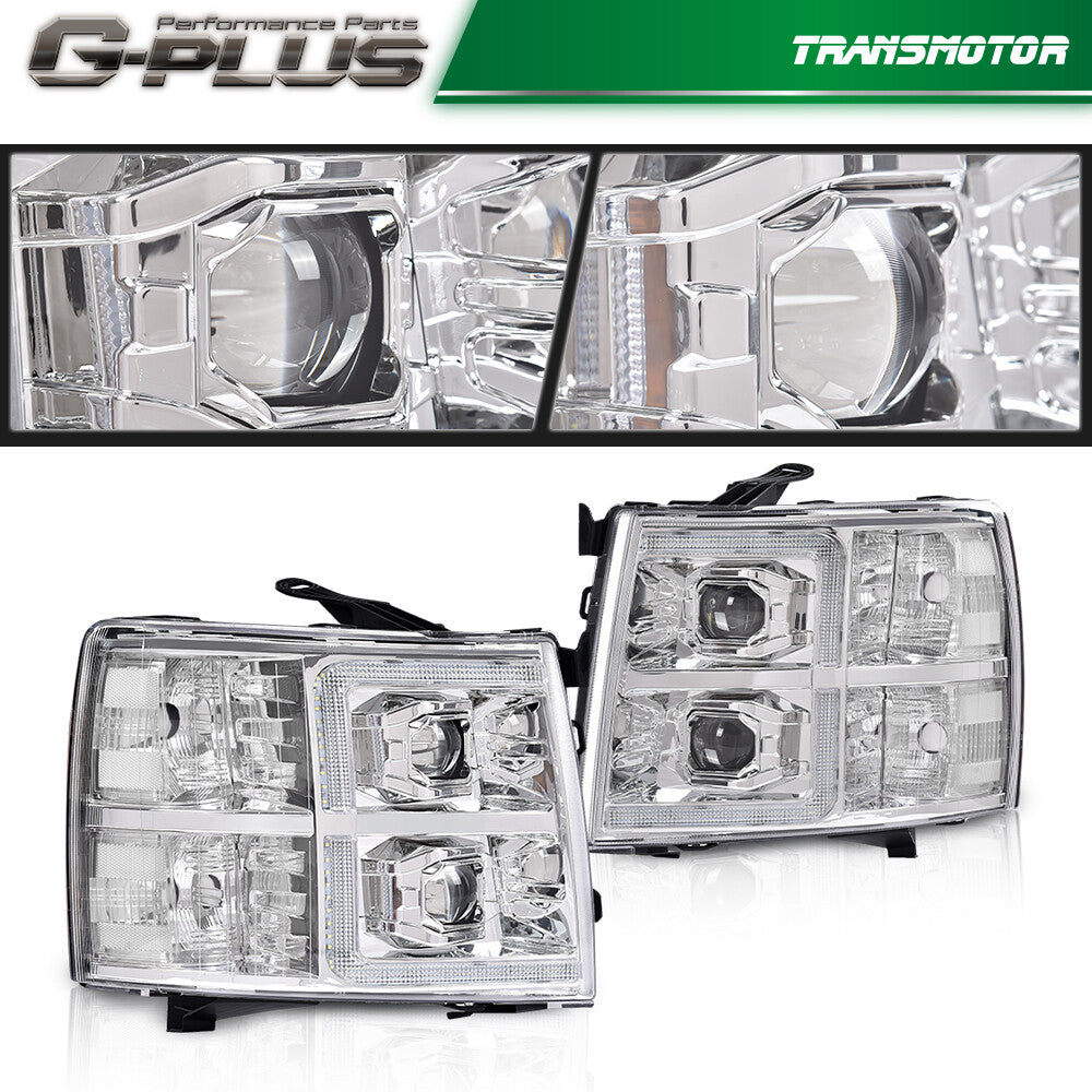 2007-2013 LED DRL (Red, Purple, Red and White) and Cyan, Red and Green Lights