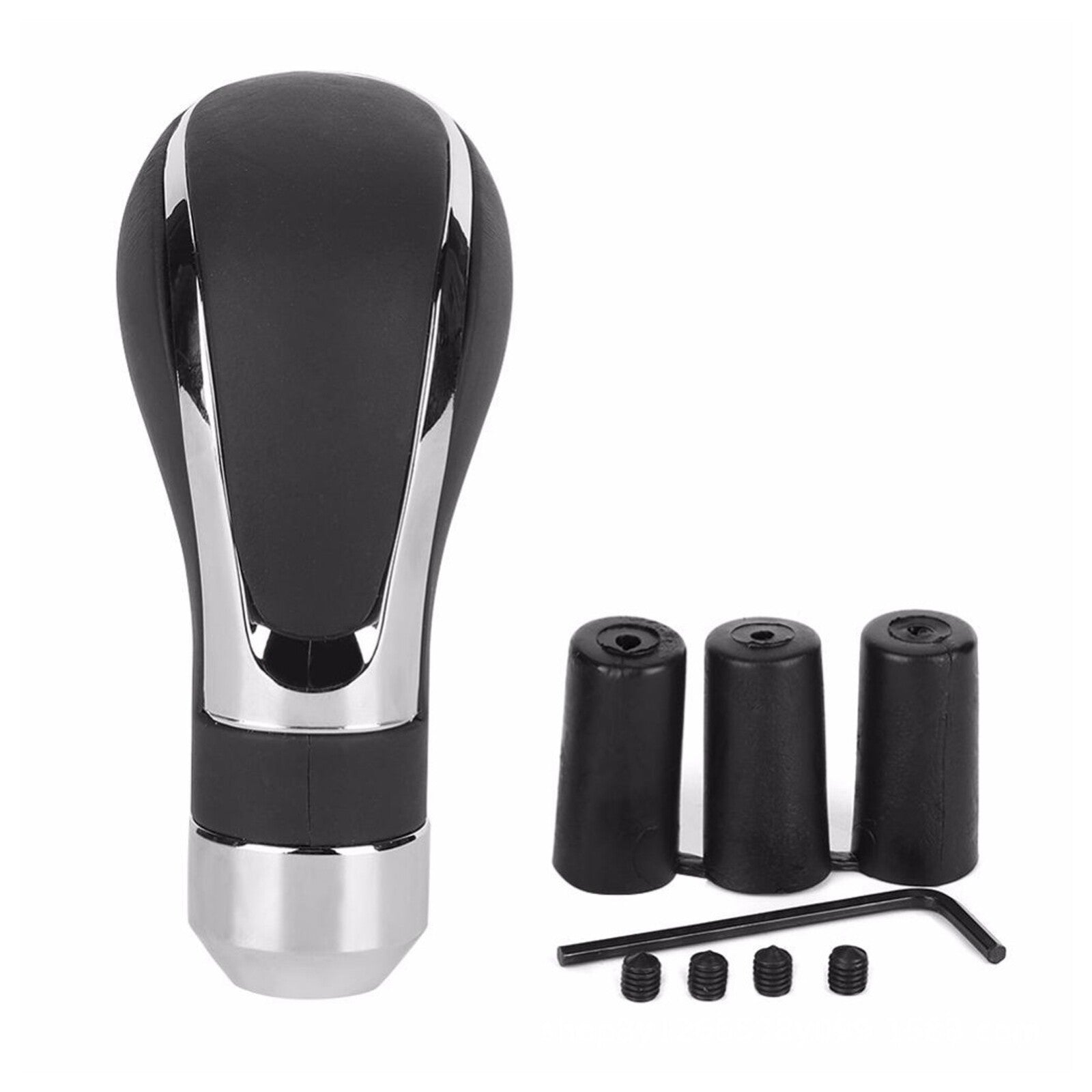 Gear Shift Knob Shifter Lever Head Leather fit Manual Automatic Transmission AT