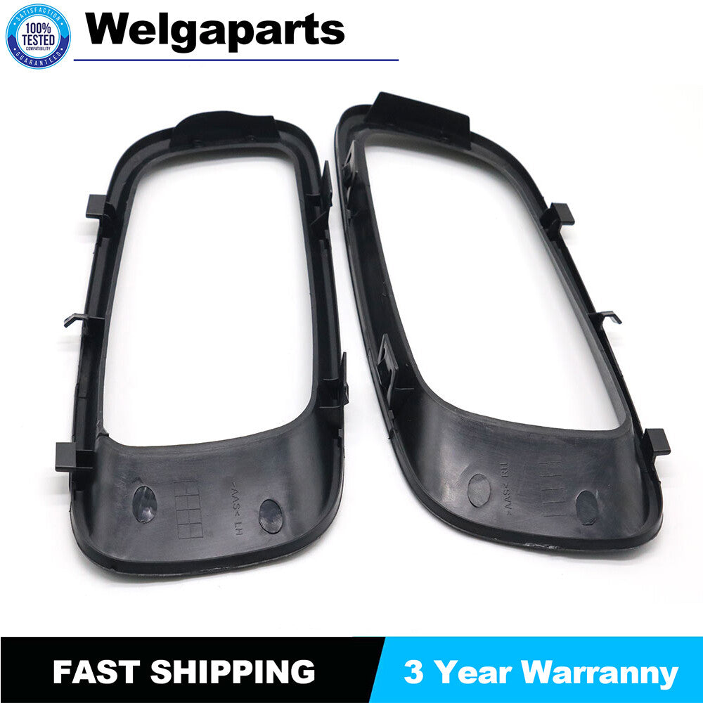 2Pc for Mitsubishi Montero V73V75 V77 2001-02 LHRH Front Bumper Fog light Frame