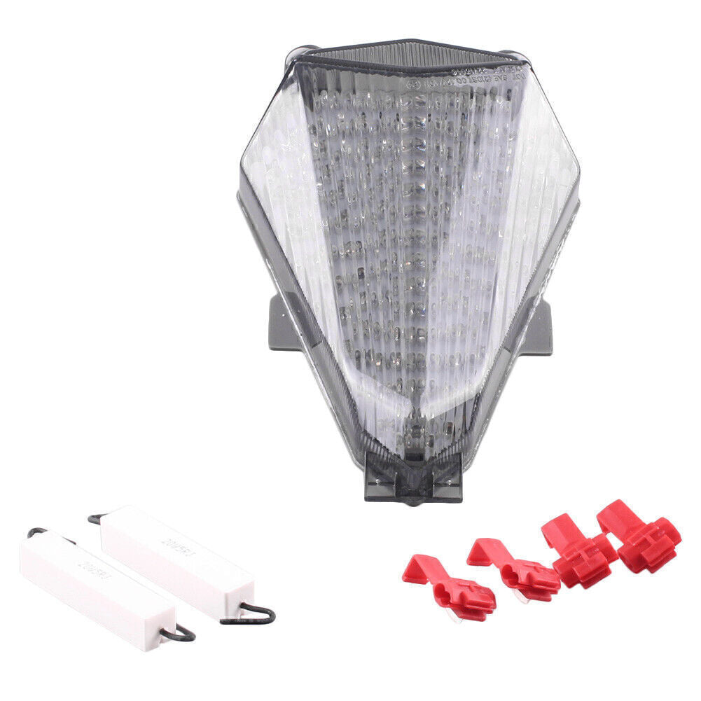 for YAMAHA R6 2006-2007 LED Tail Lamp Rear Taillight Running Light Smoke Lens