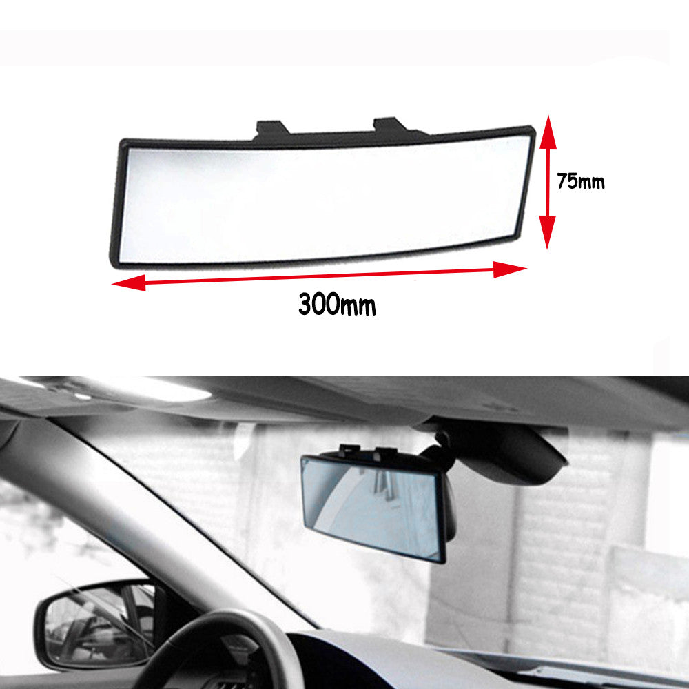 Fit for Most Car SUV Truck Wide Curve Interior Clip On Rear View Mirror 300mm