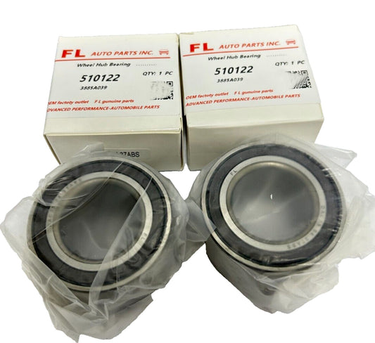 Front Wheel Hub Bearing For 2016-2018 for Dodge Attitude FWD 510122 Pair