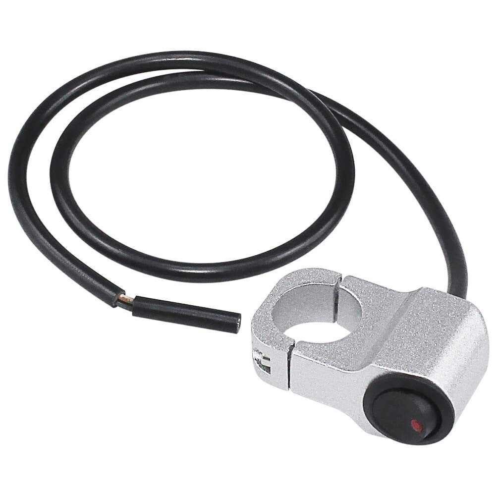 12V 22cm Motorcycle Headlight Brake Fog Light Handlebar Switch ON OFF Button
