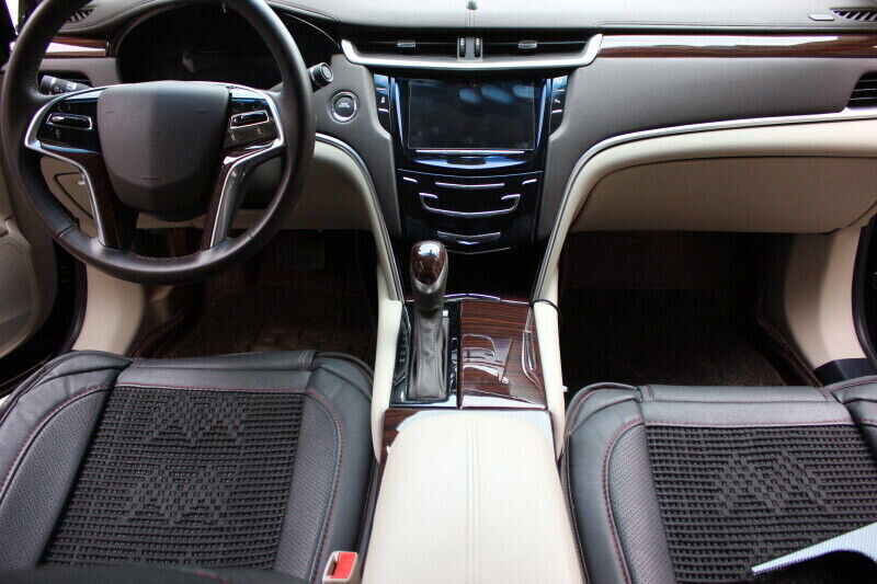 LR AC Air Outlet Vent Cover Trim Strip for Cadillac XTS 2013-17 Red Wood Grain